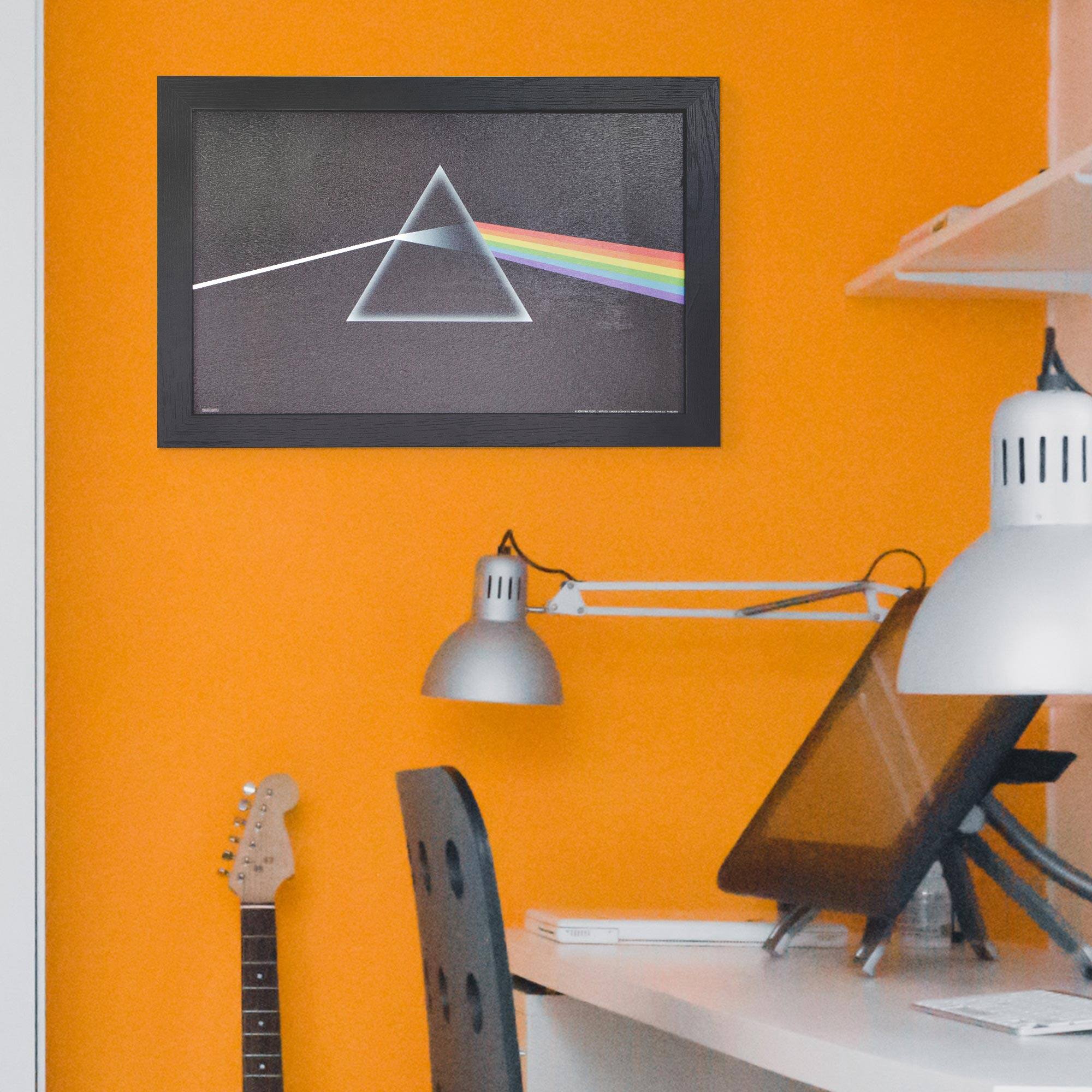 Pink Floyd Dark Side of the Moon Album Cover Framed Wall Art
